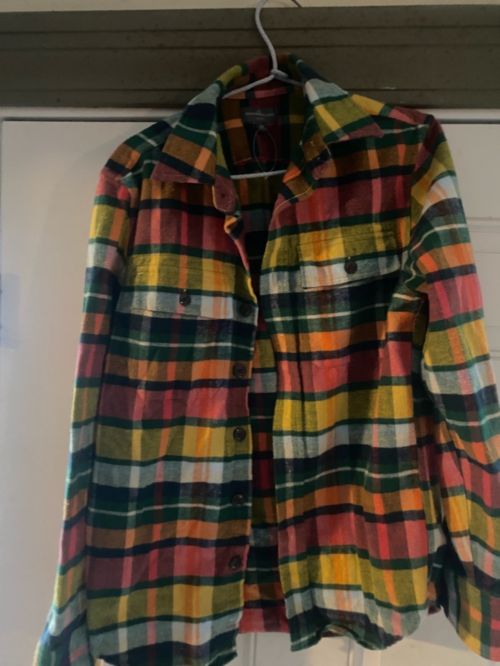 Bean signature flannel shirt small